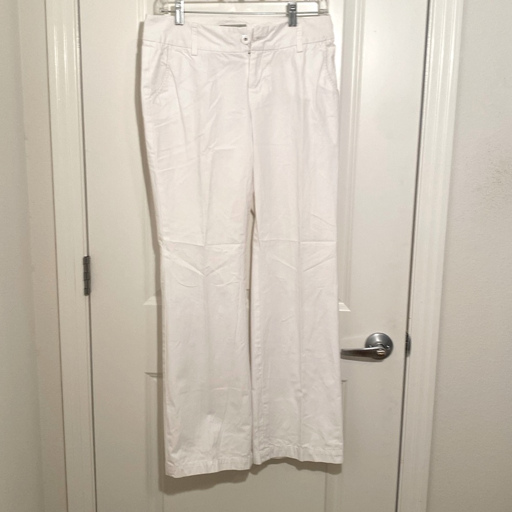 Banana Republic Straight Leg, White Pants, size 4R